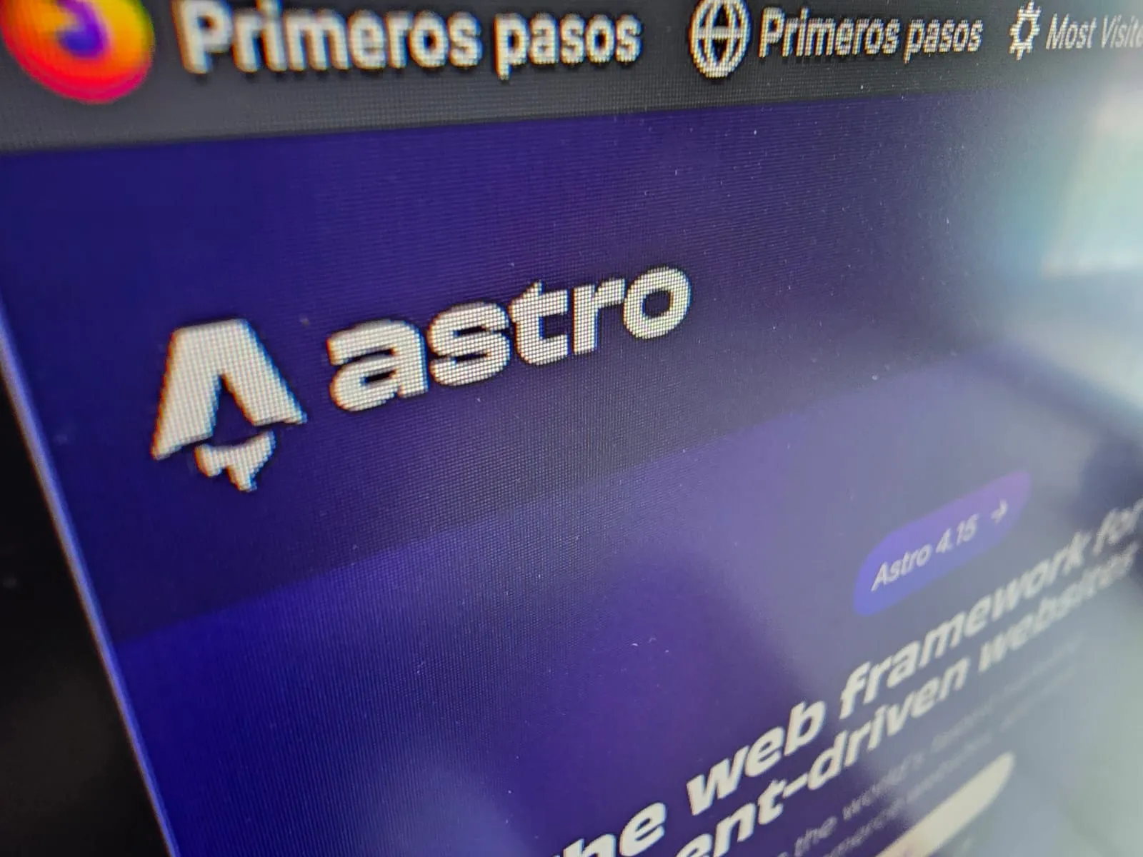 Learning new things: Astro